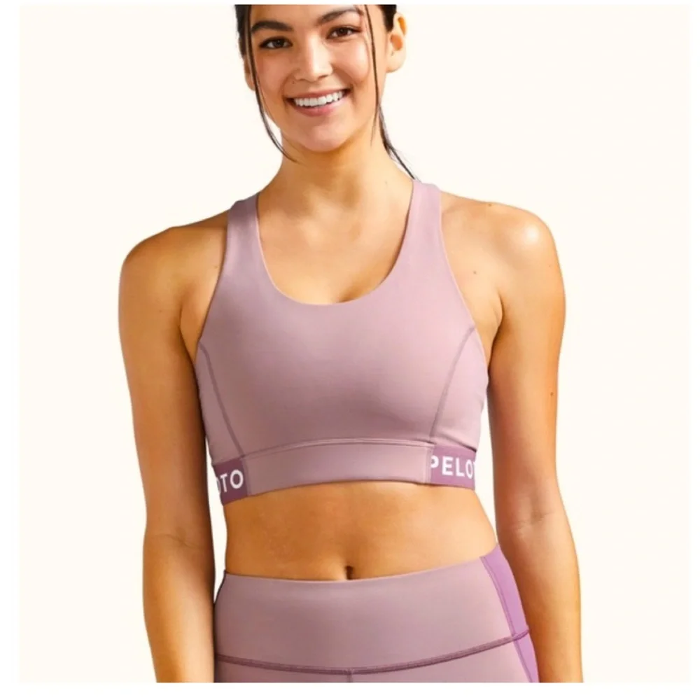 Peloton Renewed Control‎ Color Block Workout Bra Women's Size M Gym Girl